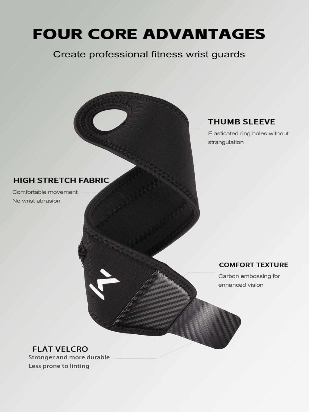 Adjustable Weightlifting Wrist Wraps – Breathable Anti-Slip Support Brace for Gym, Gymnastics & Daily Use