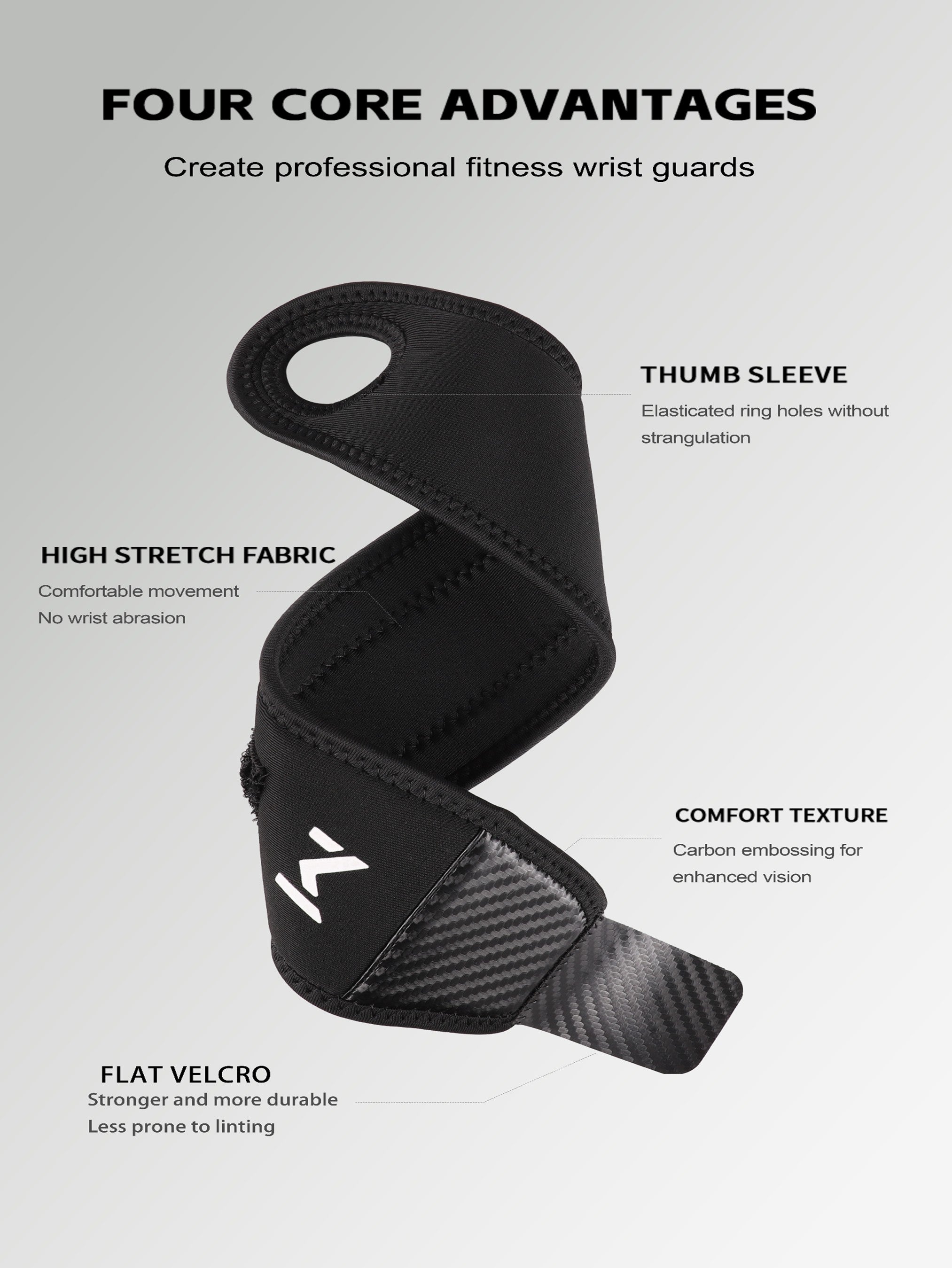 Adjustable Weightlifting Wrist Wraps – Breathable Anti-Slip Support Brace for Gym, Gymnastics & Daily Use