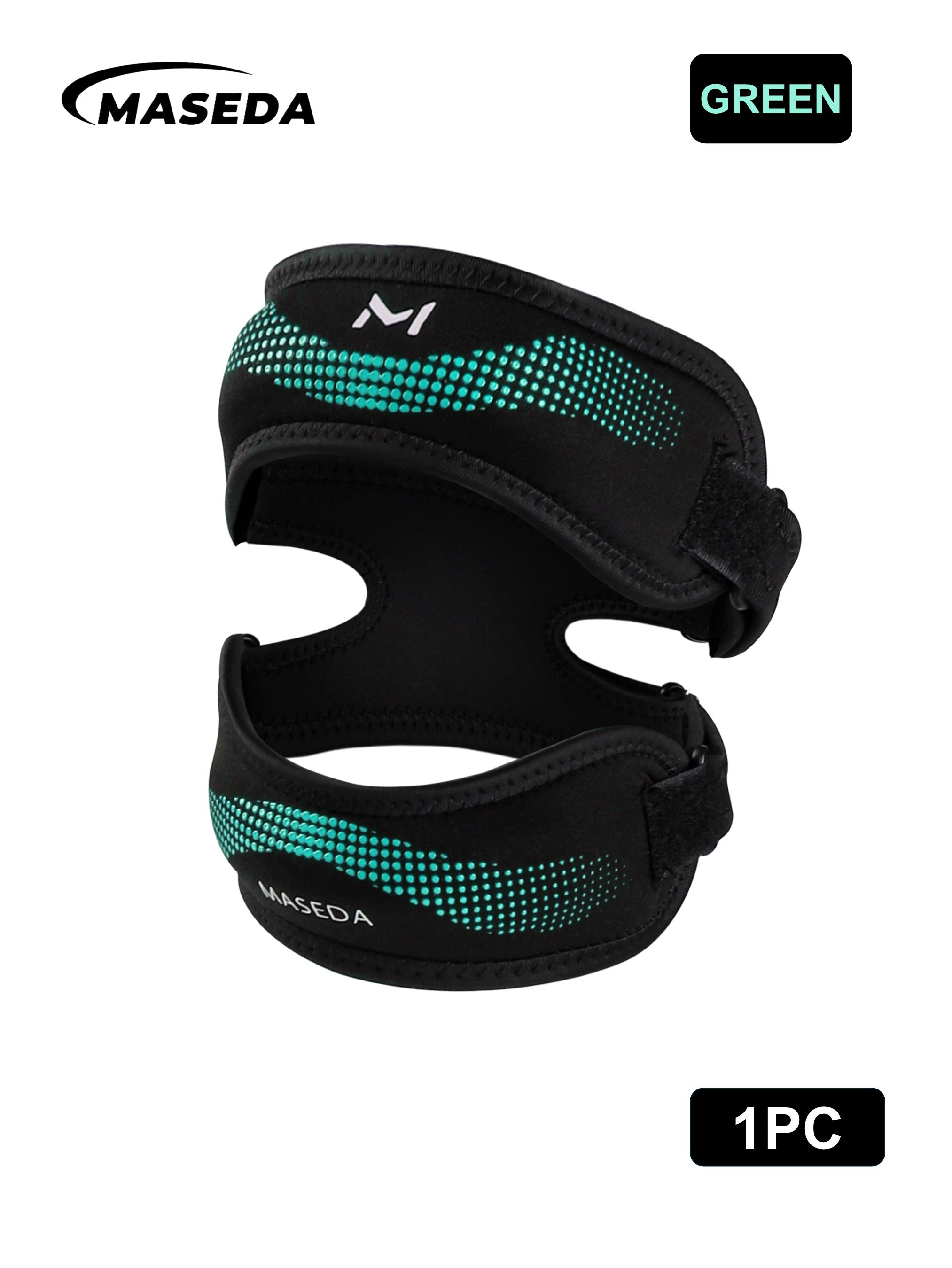 Verstellbare Doppel-Patellasehnen-Stützbandage – Bequeme Knieorthese & Stabilisator für Sportschutz, Laufen, Fitnessstudio, Gewichtheben & Basketball
