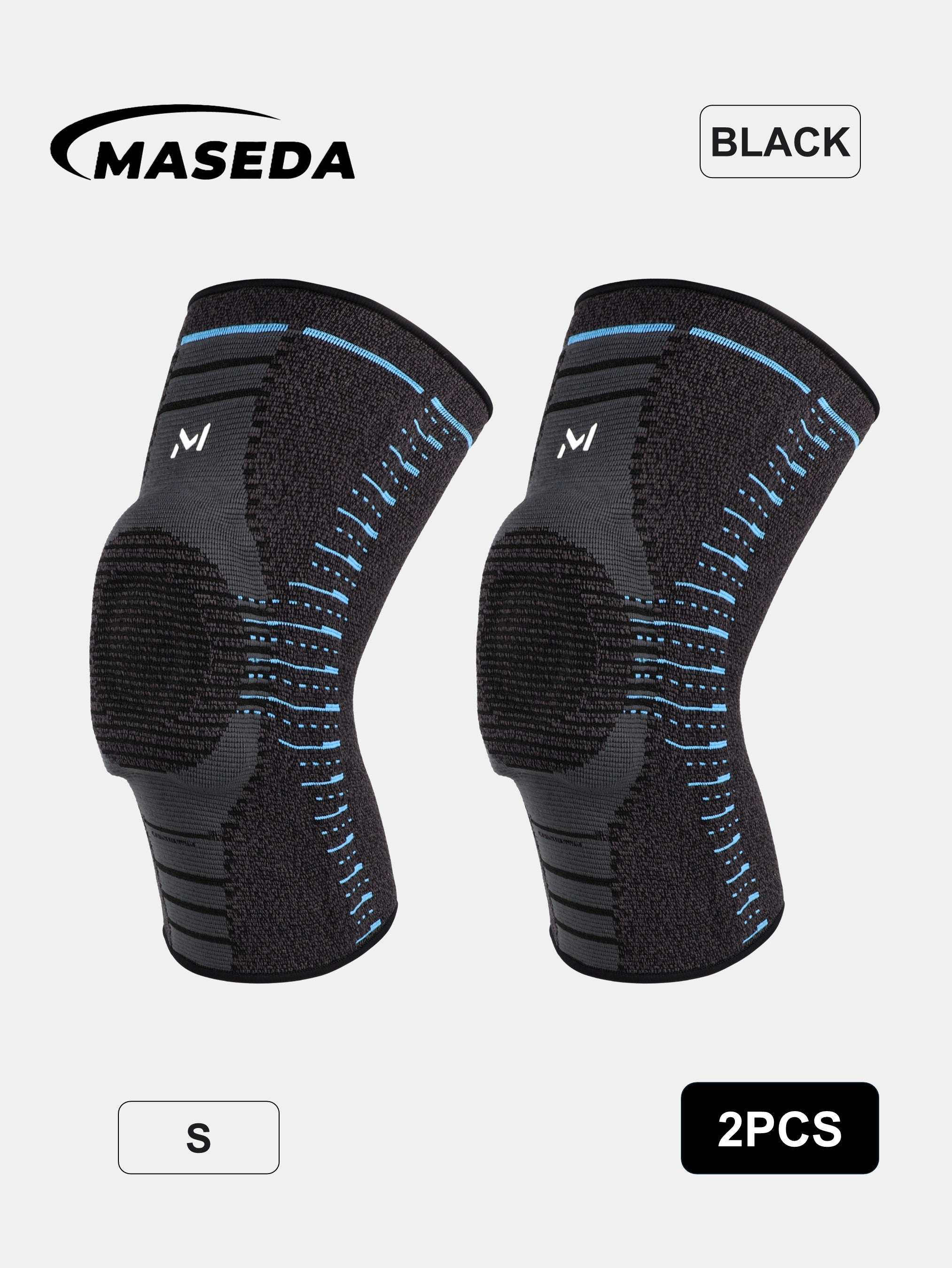 Knee Compression Sleeve with Thickened Silicone Pad – Anti-Slip Support Brace for Sports Protection & Stability