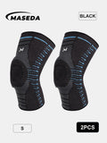 Knee Compression Sleeve with Thickened Silicone Pad – Anti-Slip Support Brace for Sports Protection & Stability