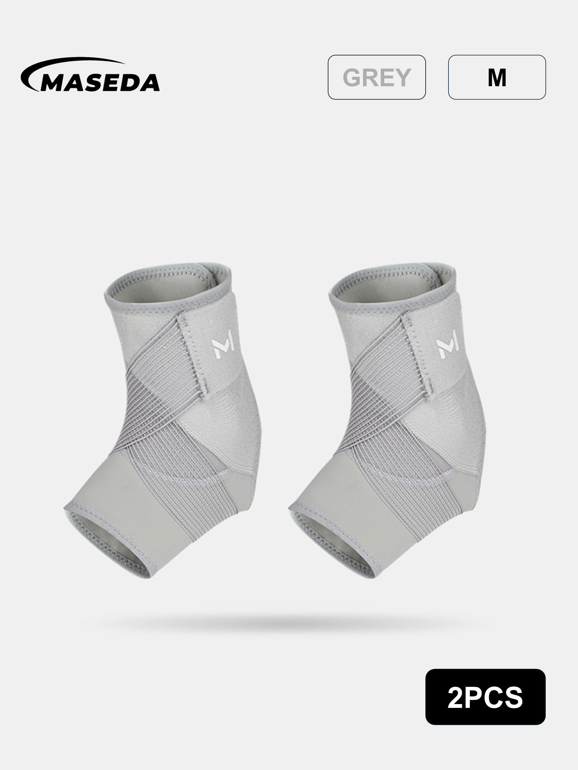 Verstellbare Kompressions-Knöchelbandage — Atmungsaktive elastische Knöchel-Stützstabilisator für Laufen, Fitness & Sport
