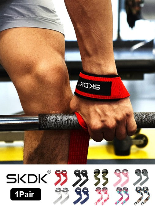 Gewichtheber-Handgelenkbandagen 2er-Pack | Verdickte elastische Schaumstoffstütze | Rutschfestes Silikon | Atmungsaktives Polyester für Fitnessstudio, Powerlifting & Fitness