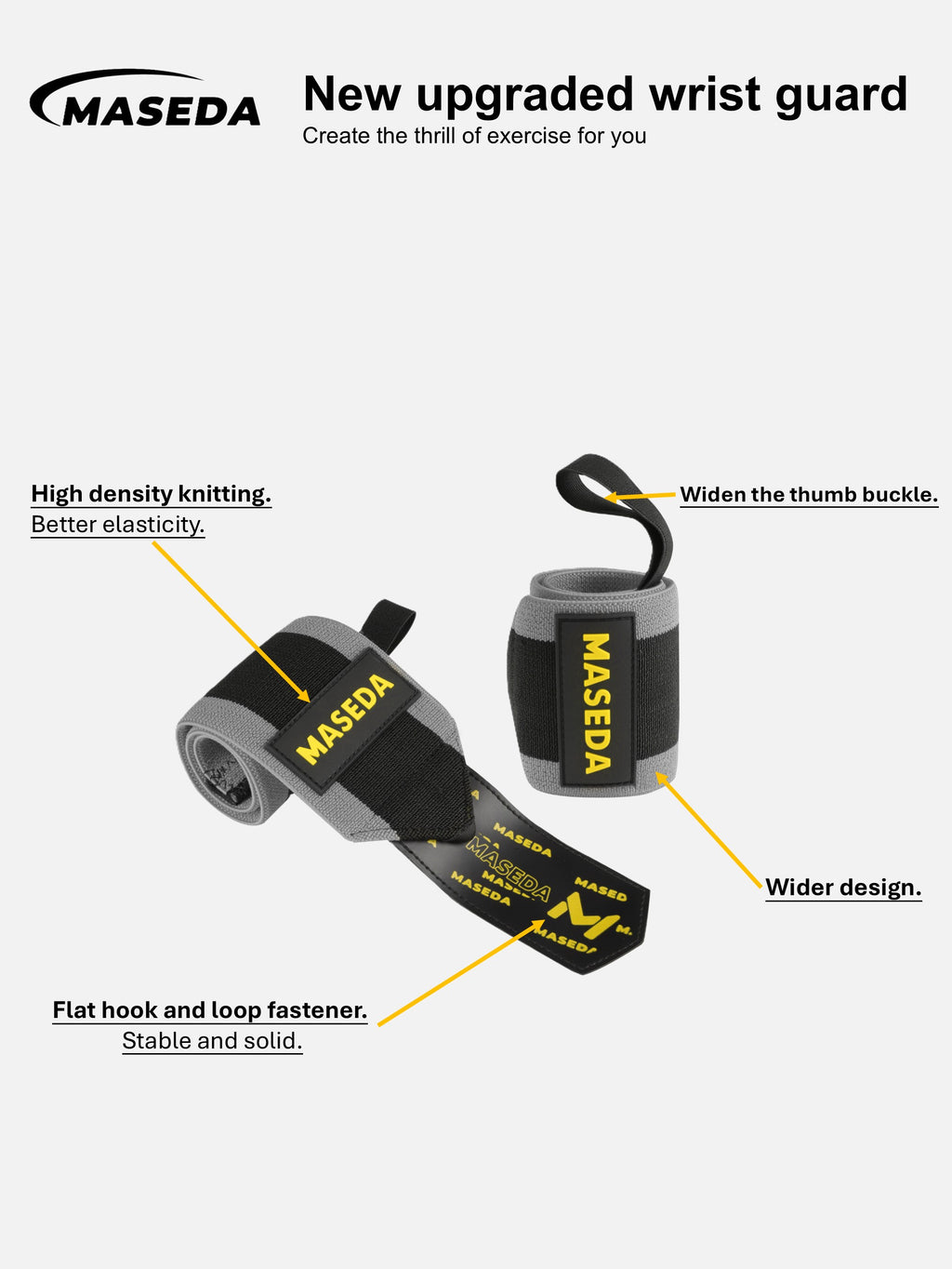 Adjustable Weightlifting Wrist Wraps – Breathable Anti-Slip Support Brace for Gym, Gymnastics & Daily Use