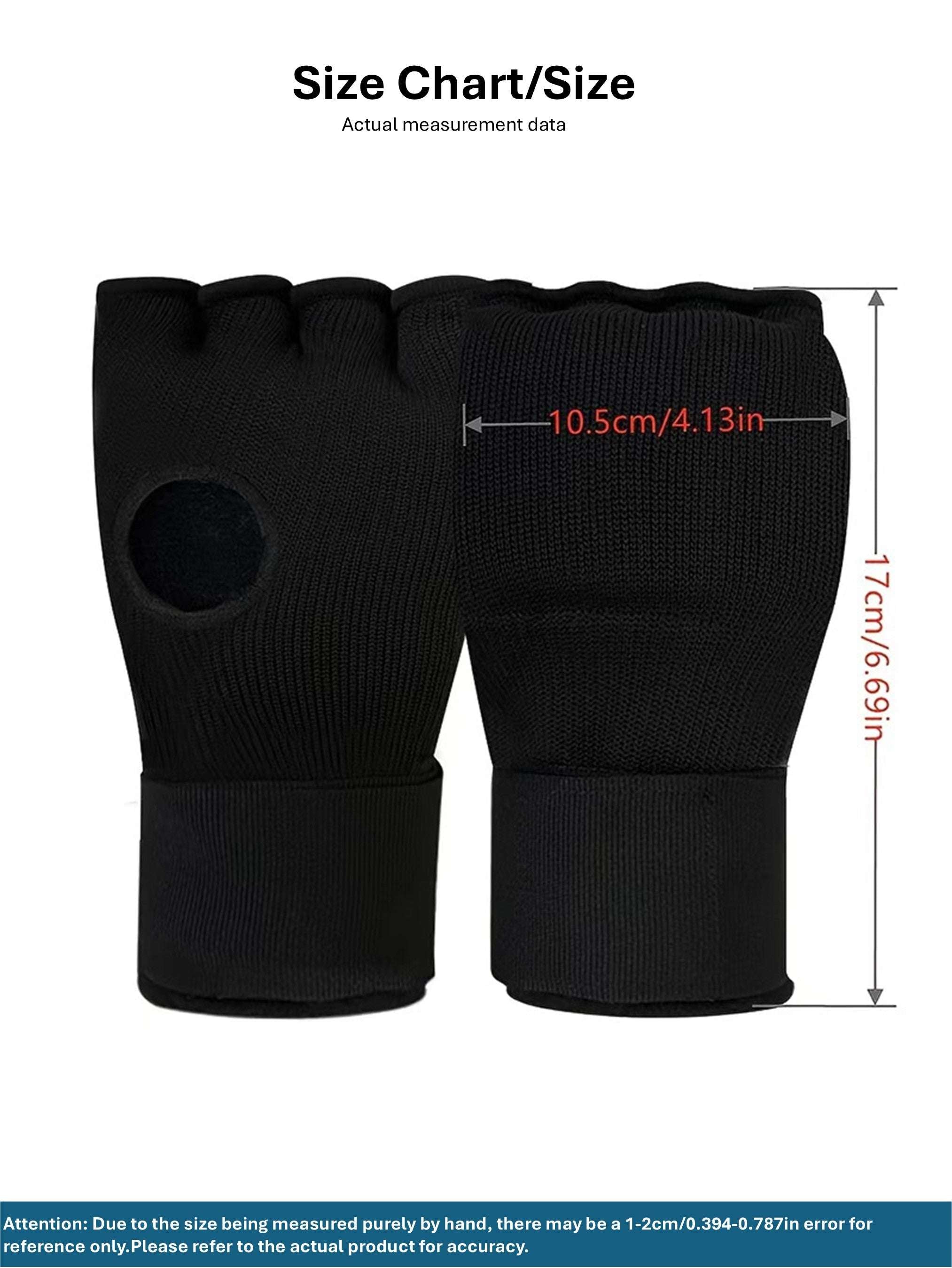 Boxing Inner Gloves with 90cm Wrist Wraps - Breathable Knuckle Protection Hand Wraps for MMA, Muay Thai & Sparring Training