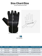 SKDK Workout Gloves with Wrist Support & PU Palm Protection - Breathable Gym Gloves for Weightlifting, CrossFit & Fitness Training