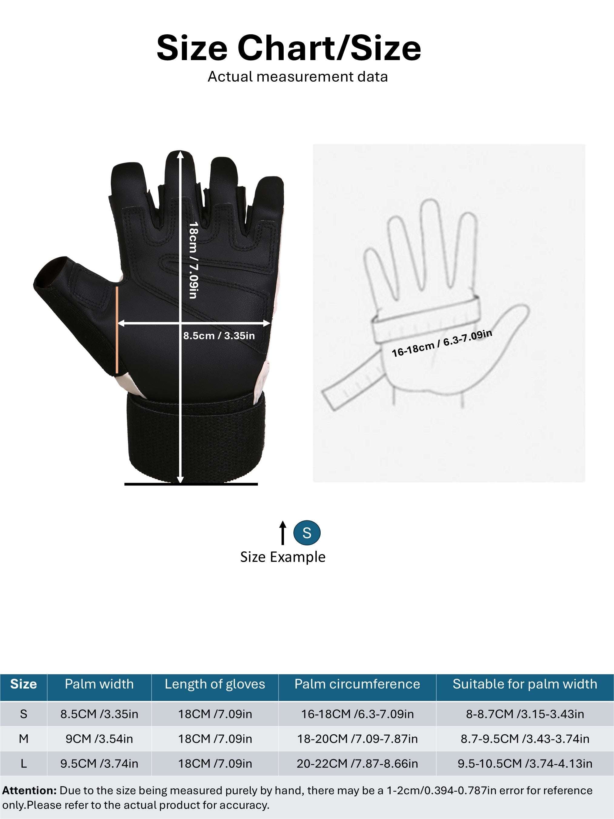 SKDK Workout Gloves with Wrist Support & PU Palm Protection - Breathable Gym Gloves for Weightlifting, CrossFit & Fitness Training