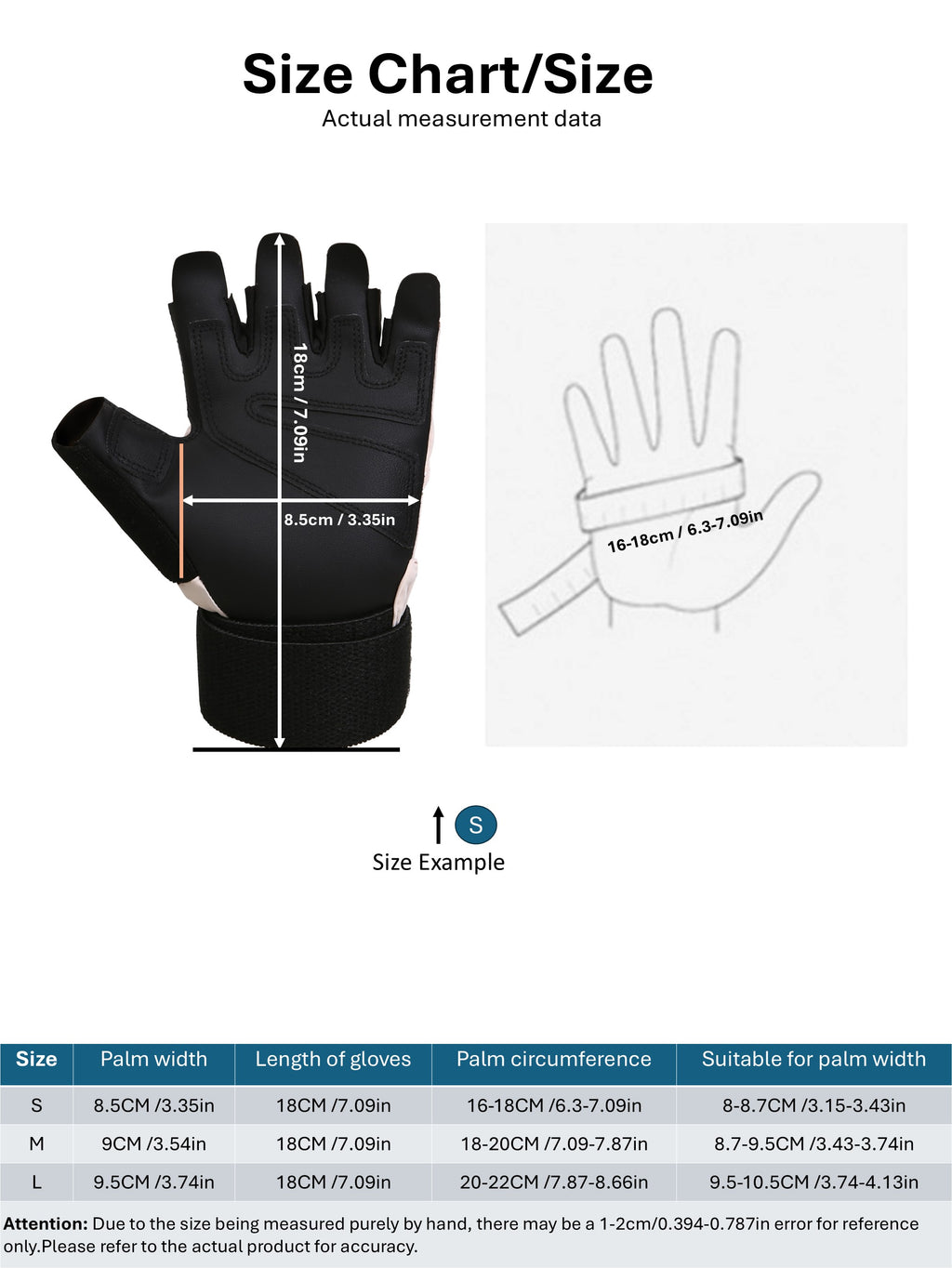 SKDK Workout Gloves with Wrist Support & PU Palm Protection - Breathable Gym Gloves for Weightlifting, CrossFit & Fitness Training