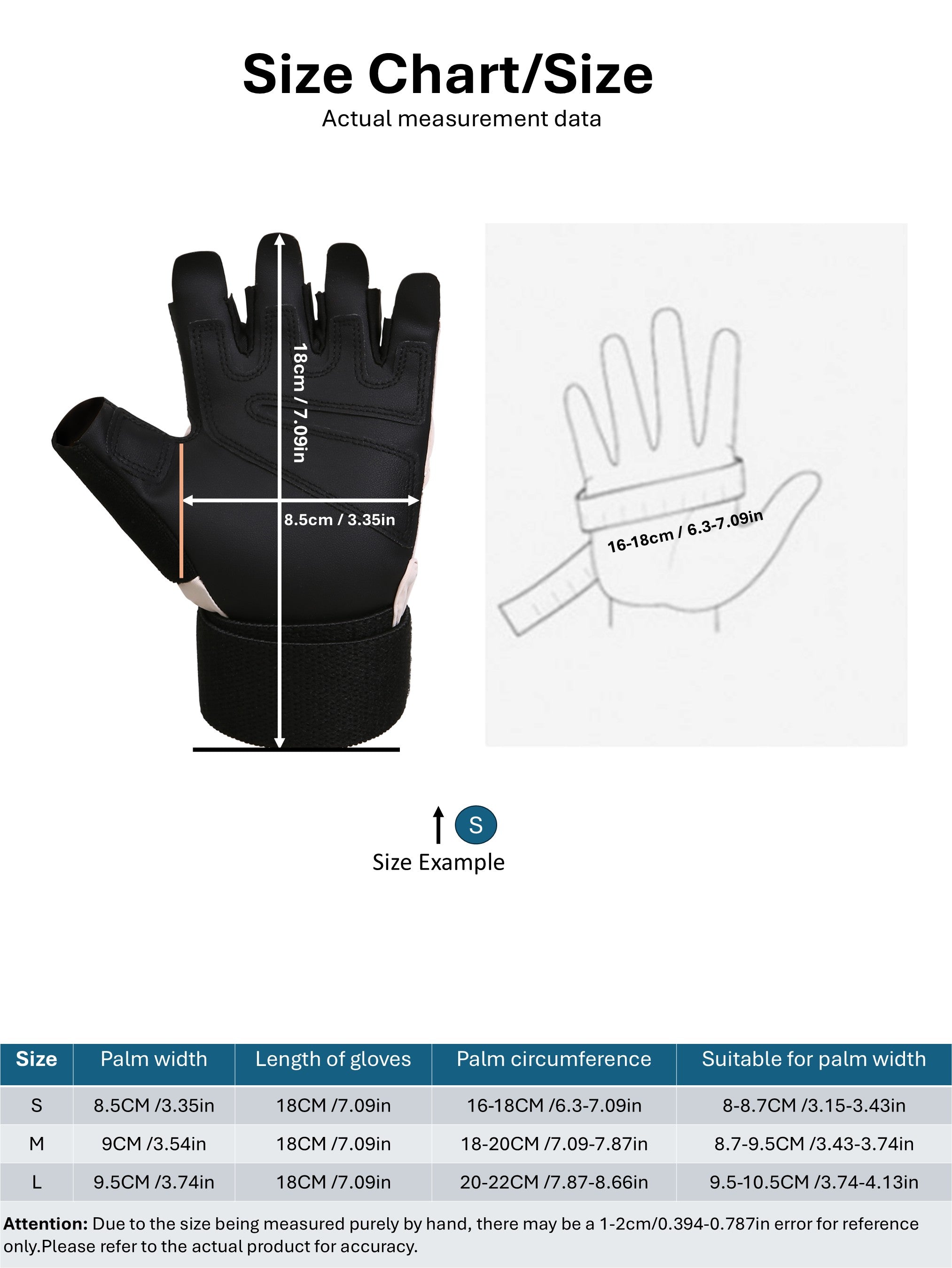SKDK Workout Gloves with Wrist Support & PU Palm Protection - Breathable Gym Gloves for Weightlifting, CrossFit & Fitness Training