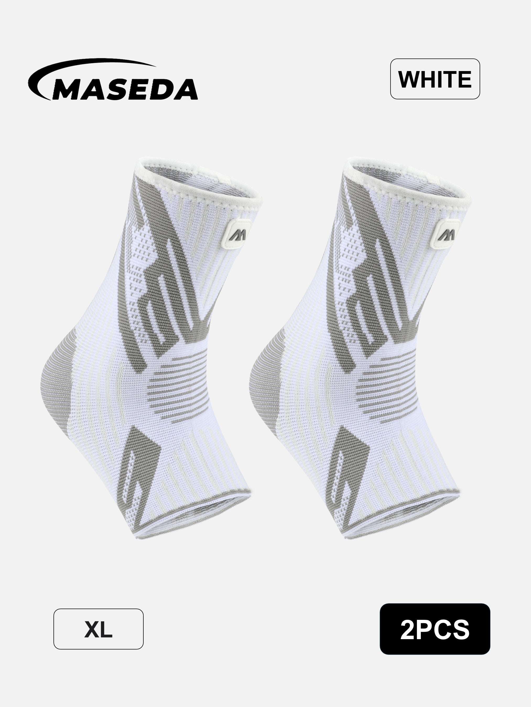 Ankle Compression Sleeve – 3D Knitted Elastic Support Brace for Sports Stability & Protection