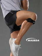 Adjustable Patella Knee Strap with Silicone Pad – Compression Support Brace for Running, Sports & Joint Stability