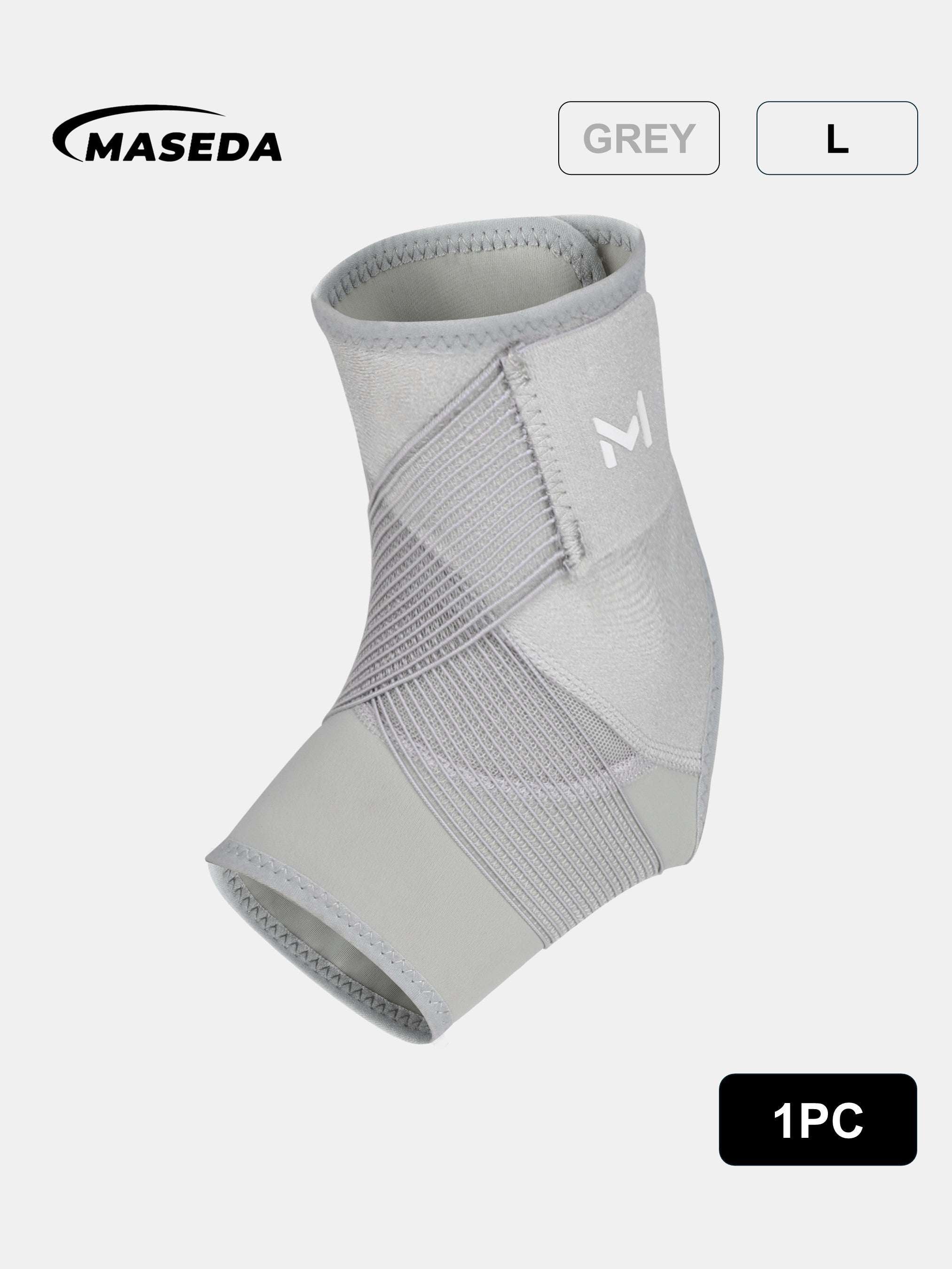 Adjustable Compression Ankle Brace — Breathable Elastic Ankle Support Stabilizer for Running, Fitness & Sports
