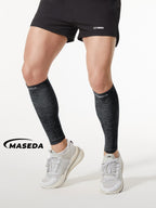 Seamless Compression Calf Sleeves - Sports Leg Support for Running & Cycling