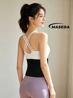 Silver Ion Sweat Waist Trimmer - Sauna Belt with Phone Pocket for Workout