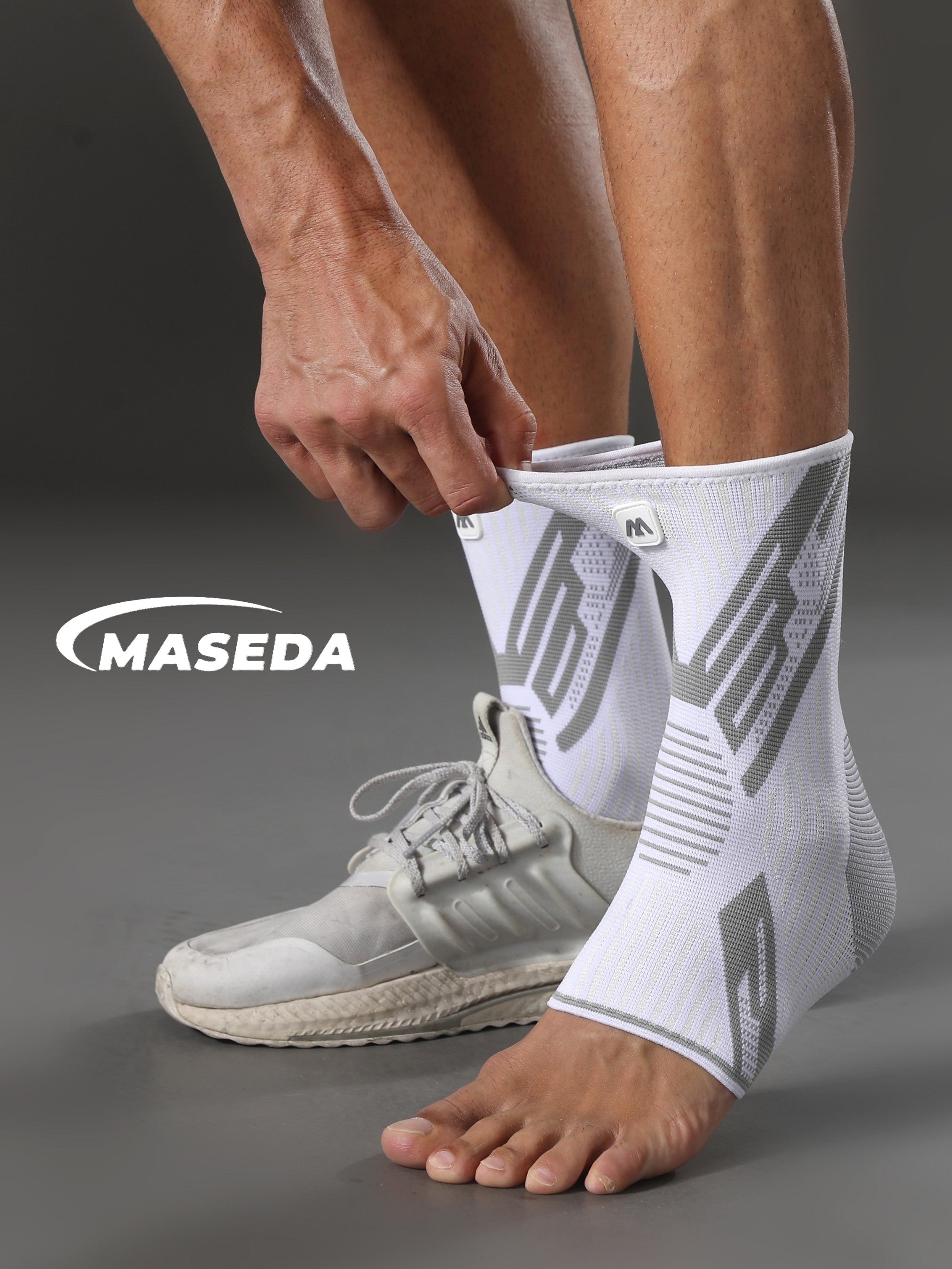 Ankle Compression Sleeve – 3D Knitted Elastic Support Brace for Sports Stability & Protection