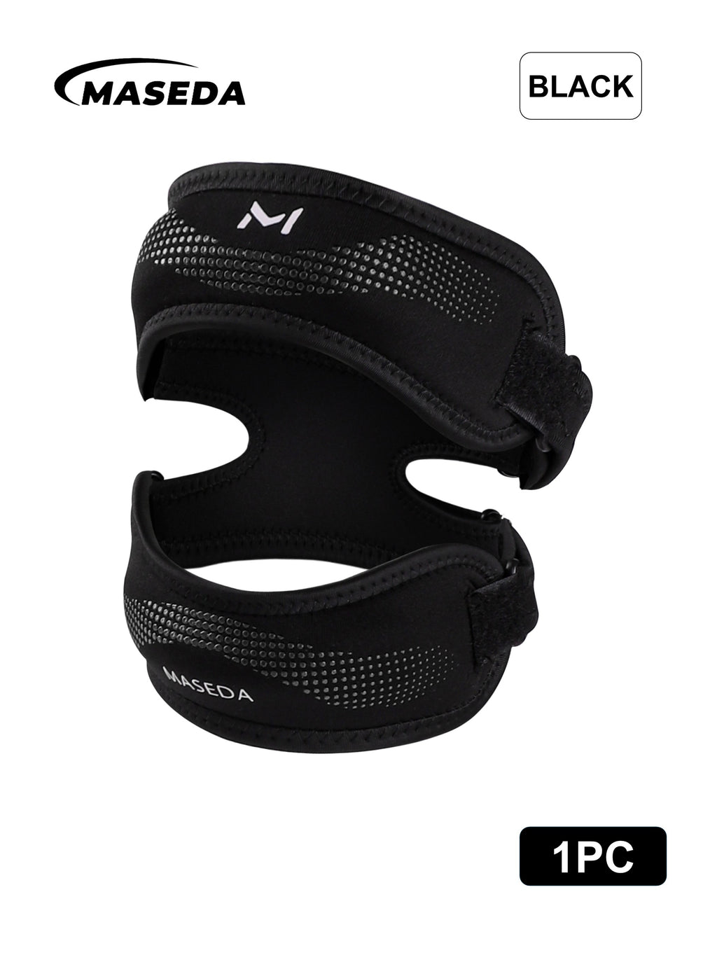 Adjustable Double Patella Tendon Support Strap – Comfortable Knee Brace & Stabilizer for Sports Protection, Running, Gym, Weightlifting & Basketball