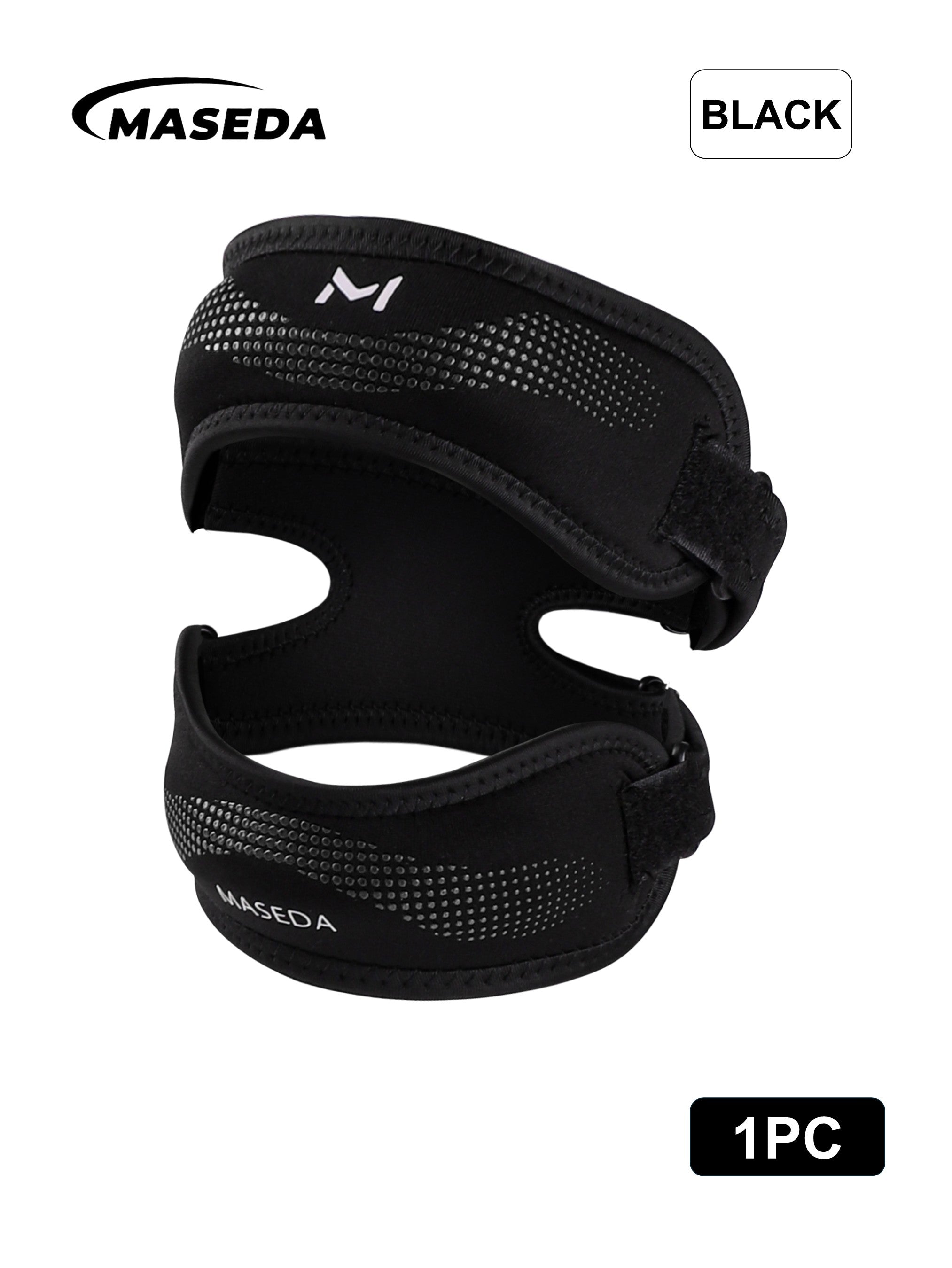 Adjustable Double Patella Tendon Support Strap – Comfortable Knee Brace & Stabilizer for Sports Protection, Running, Gym, Weightlifting & Basketball