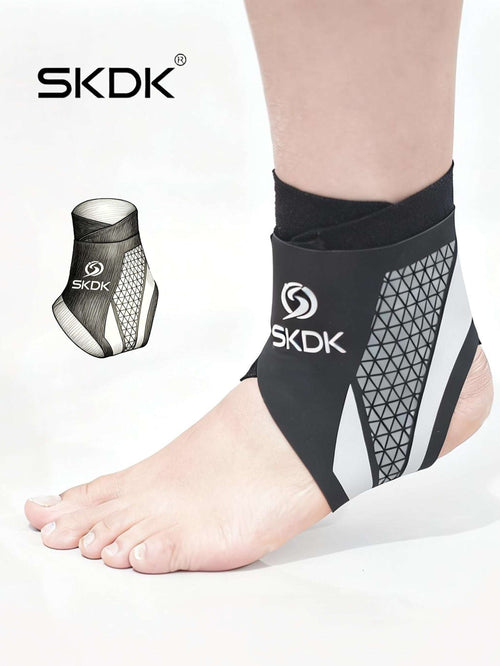 Adjustable Compression Ankle Brace – High-Quality Breathable Support Wrap for Running, Gym & Outdoor Sports – Unisex