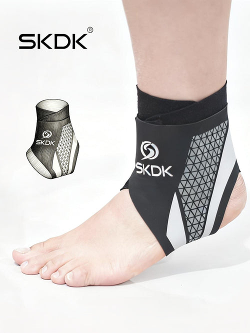 Adjustable Compression Ankle Brace – High-Quality Breathable Support Wrap for Running, Gym & Outdoor Sports – Unisex