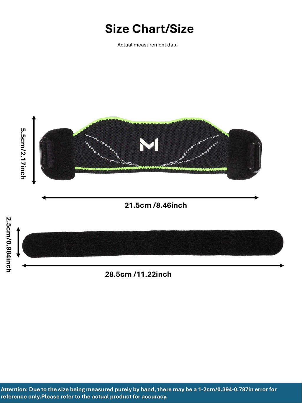 Patella Tendon Knee Strap - Adjustable Support Brace with Silicone Pad for Running & Sports