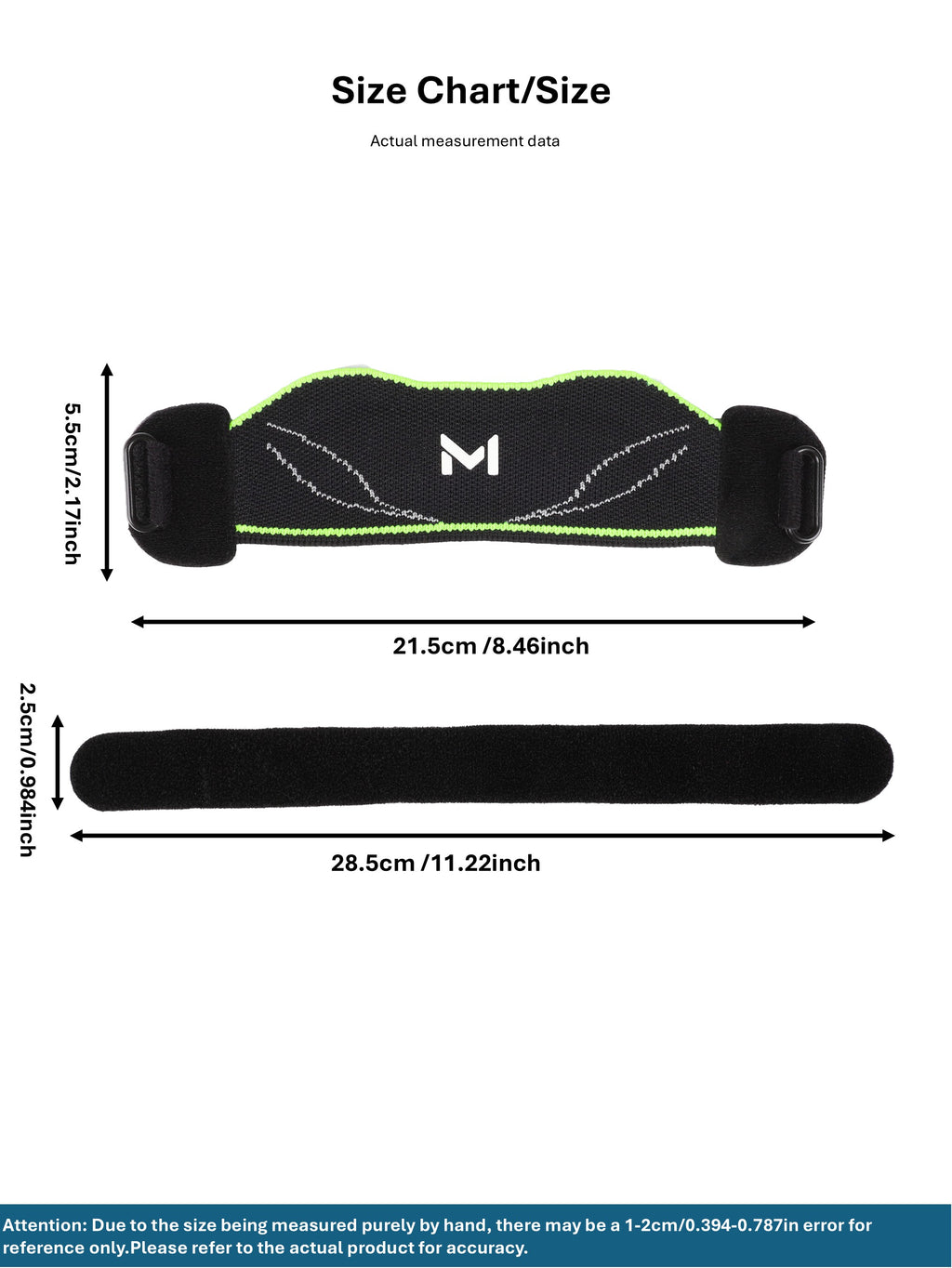 Patella Tendon Knee Strap - Adjustable Support Brace with Silicone Pad for Running & Sports