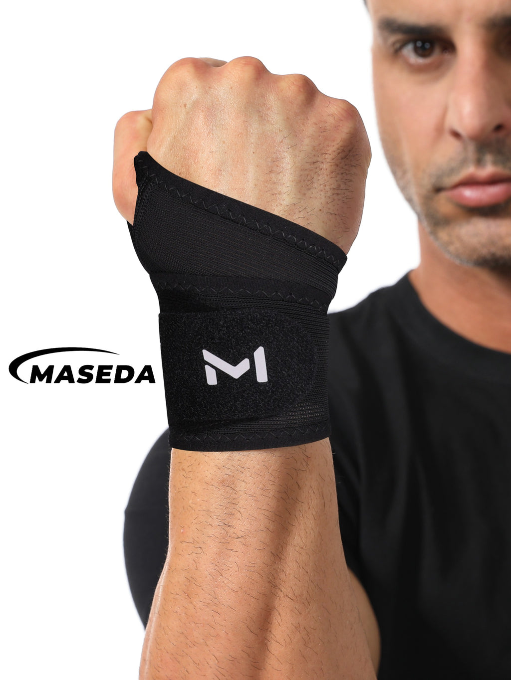 Adjustable Compression Wrist Wraps – High-Quality Breathable Spandex Support Brace for Gym, Tennis, Sports & Office