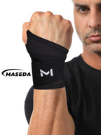 Adjustable Compression Wrist Wraps – High-Quality Breathable Spandex Support Brace for Gym, Tennis, Sports & Office