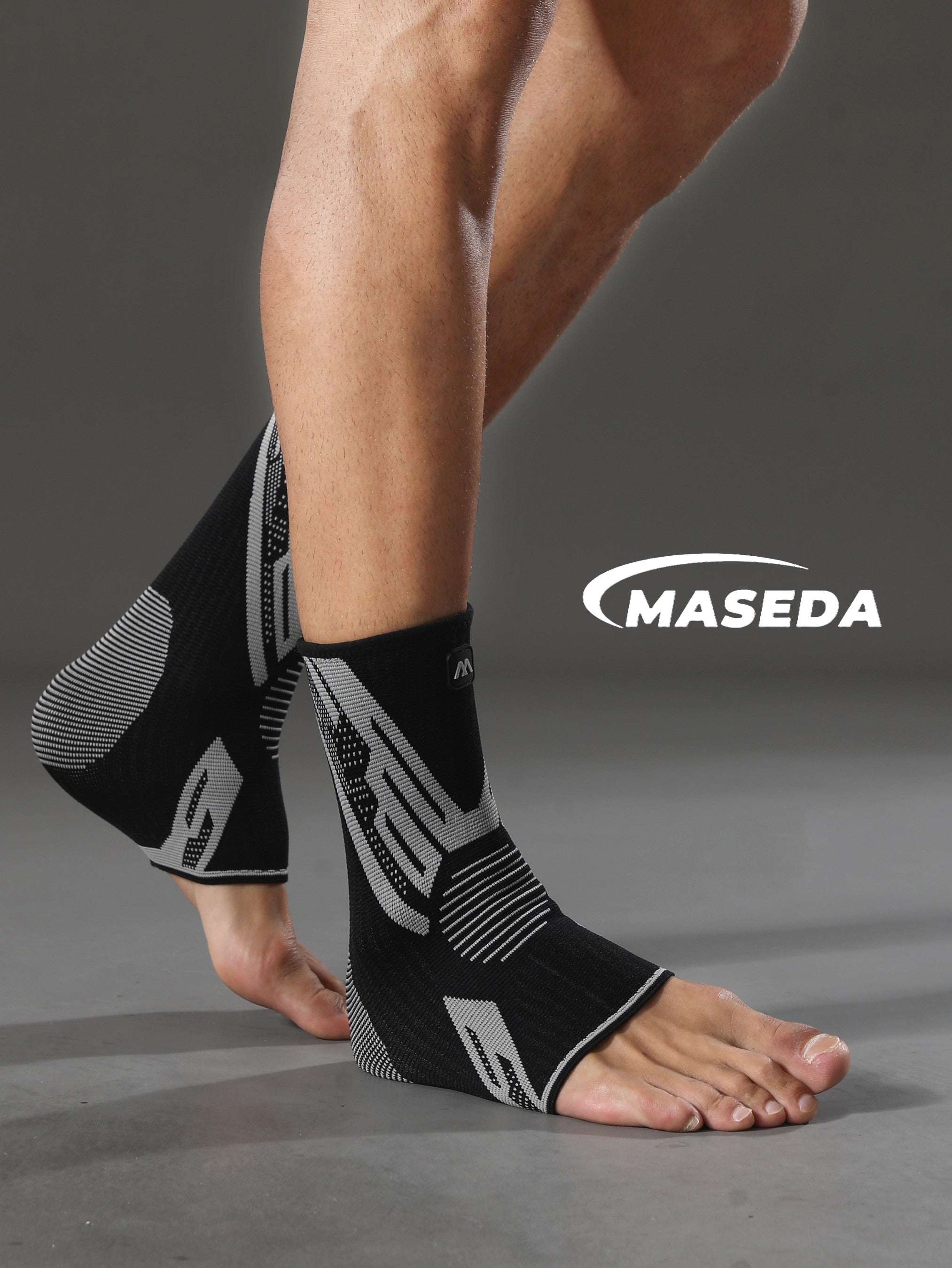 Ankle Compression Sleeve – 3D Knitted Elastic Support Brace for Sports Stability & Protection