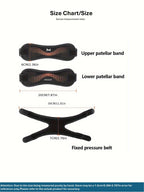 Adjustable Double Patella Tendon Support Strap – Comfortable Knee Brace & Stabilizer for Sports Protection, Running, Gym, Weightlifting & Basketball