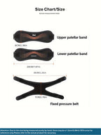 Adjustable Double Patella Tendon Support Strap – Comfortable Knee Brace & Stabilizer for Sports Protection, Running, Gym, Weightlifting & Basketball