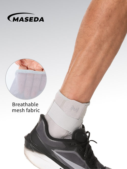 Adjustable Ankle Support Brace – Breathable Mesh Compression Wrap for Sports Stability & Protection