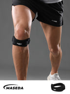 Adjustable Patella Knee Strap with Silicone Pad – Compression Support Brace for Running, Sports & Joint Stability