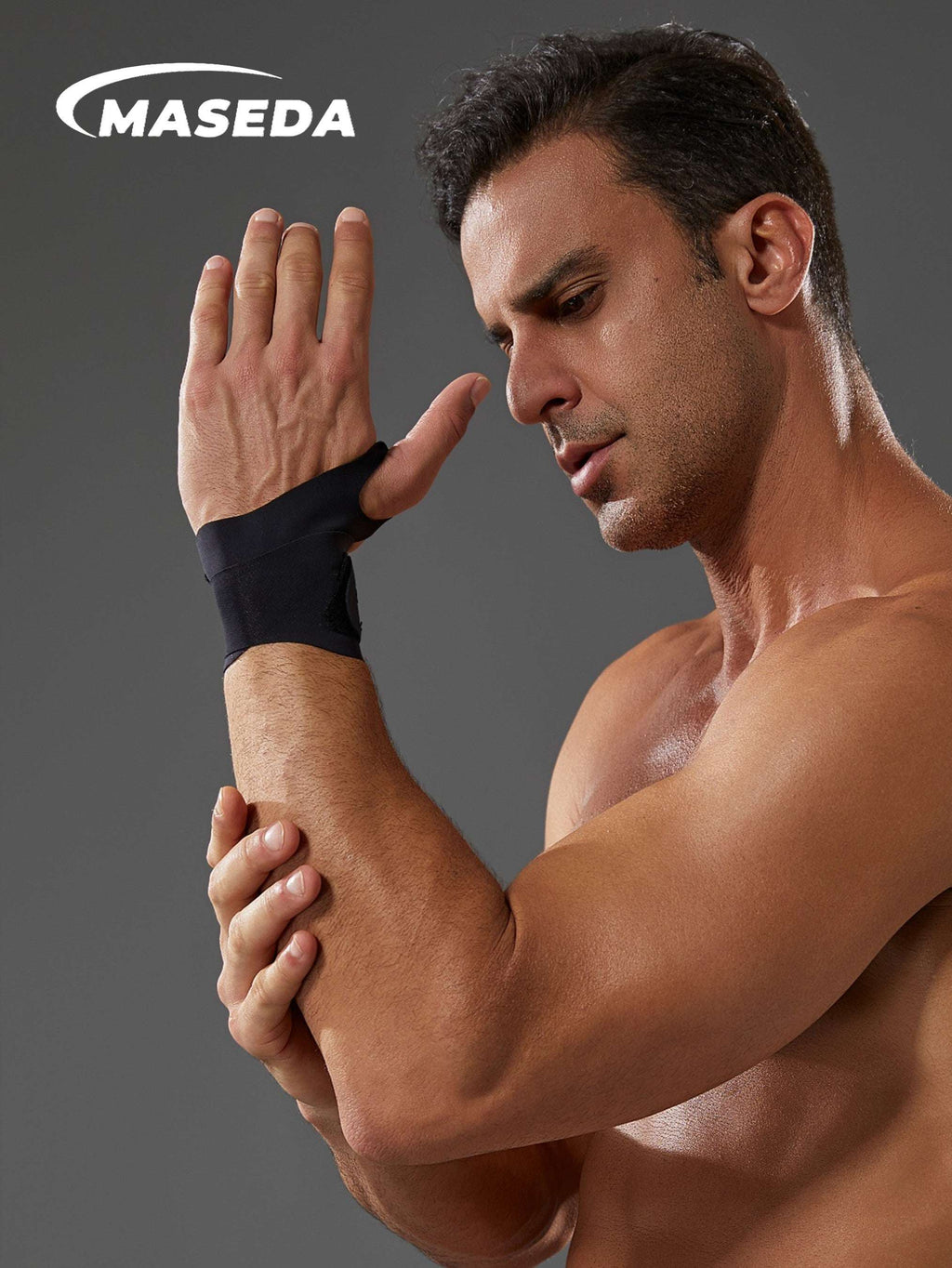 Sports Wrist Support Wraps | 0.89mm Ultra-Thin Breathable Fabric | Thumb Stall Design | Strong-Adhesion Velcro for Gym & Fitness