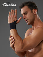 Sports Wrist Support Wraps | 0.89mm Ultra-Thin Breathable Fabric | Thumb Stall Design | Strong-Adhesion Velcro for Gym & Fitness