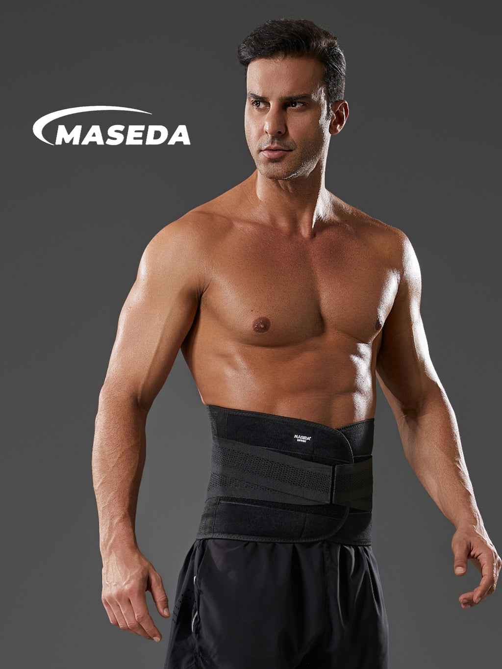 Adjustable Dual-Direction Compression Lower Back Brace, Sports Waist Support