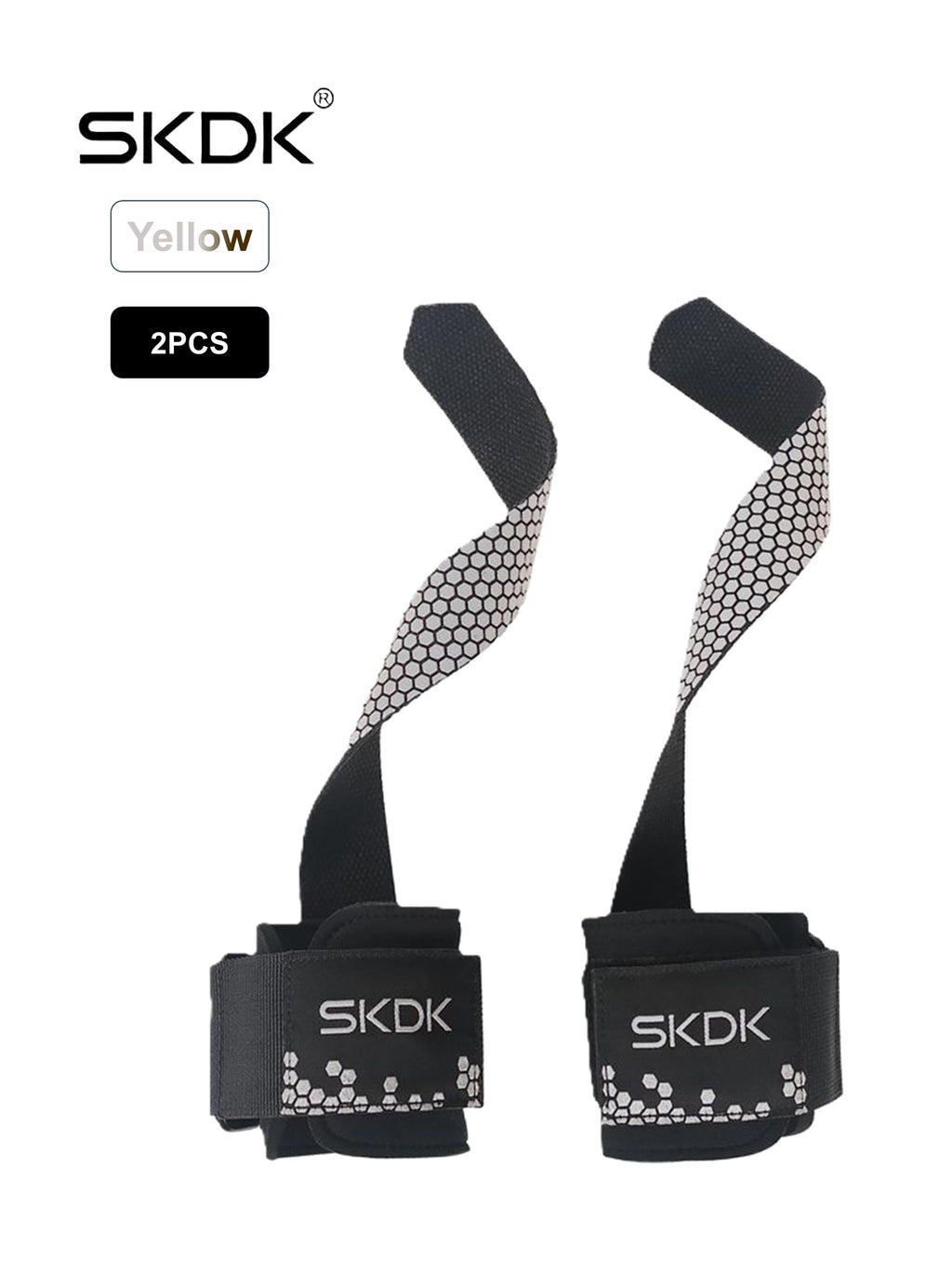 Heavy Duty Weightlifting Straps with Silicone Grip - Padded Wrist Support for Deadlifts & Strength Training