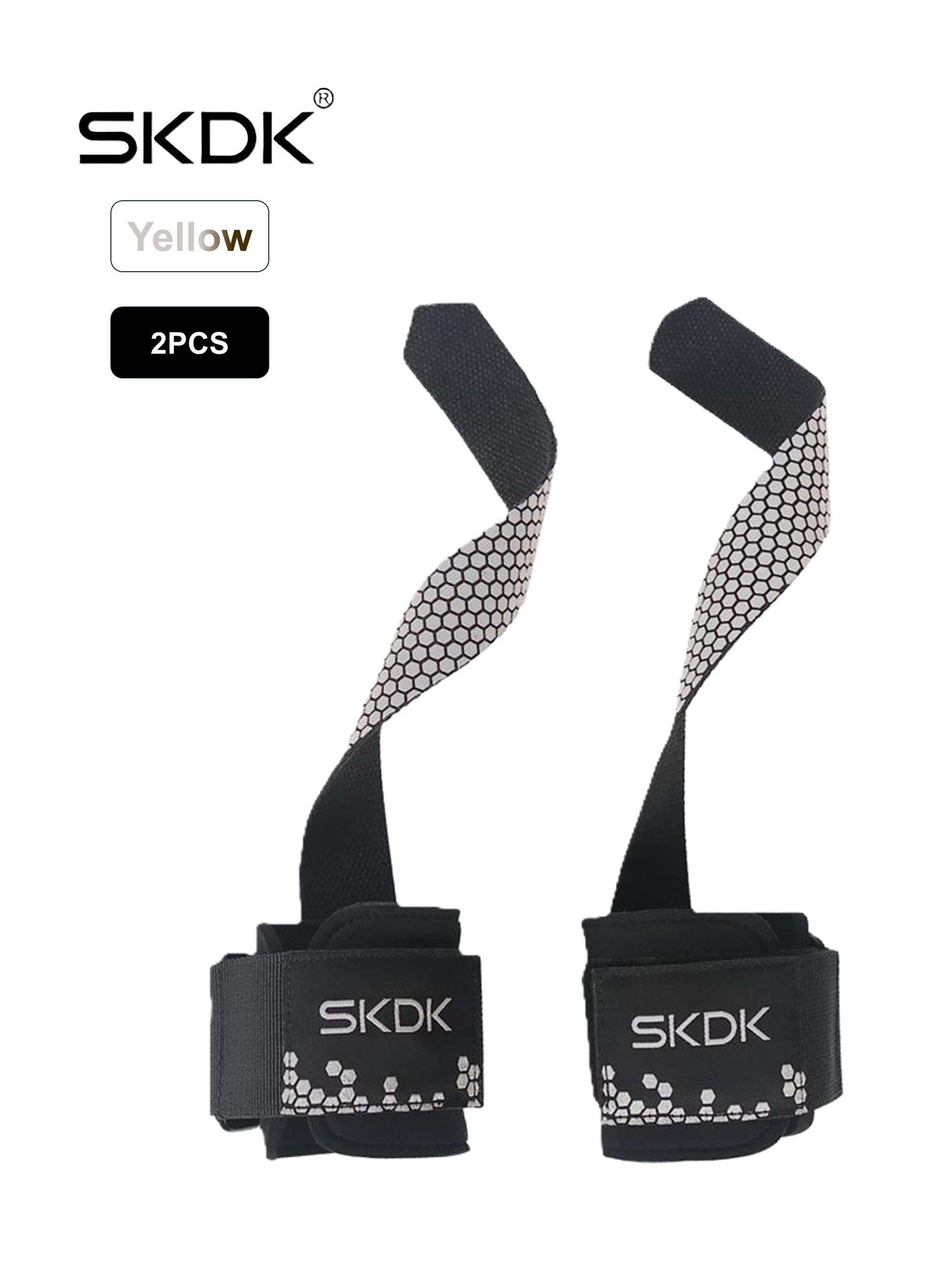 Heavy Duty Weightlifting Straps with Silicone Grip - Padded Wrist Support for Deadlifts & Strength Training