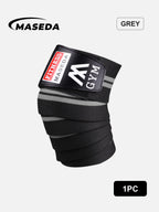 Adjustable Knee Support Wraps – Elastic Compression Brace for Weightlifting, Squats & Gym Workouts